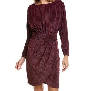 Trina Turk Burgundy Mini Dress